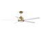 Maxim Lighting Daisy 60'' 5-Blade Fan w LED Light Kit, Natural Aged Brass 88826WTNAB - alternate 1